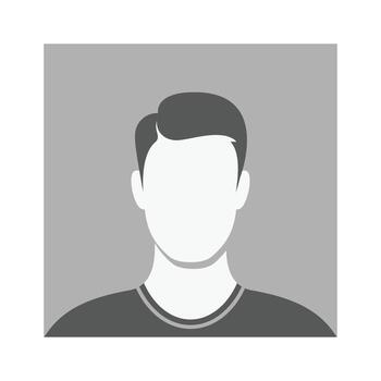 unrecognizable male person profile headshot vector